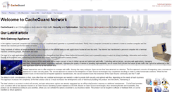 Desktop Screenshot of cacheguard.net