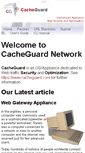 Mobile Screenshot of cacheguard.net